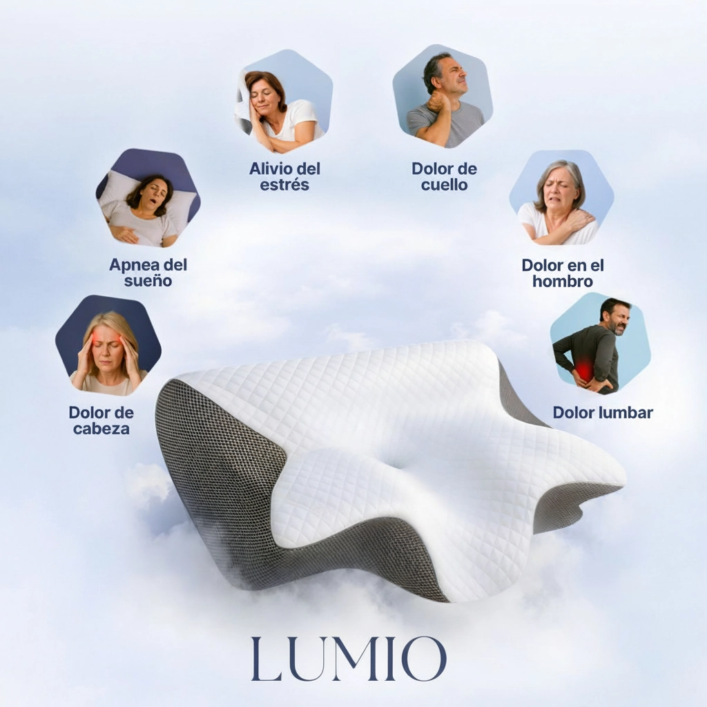LuxeSleep™ – Almohada Cervical